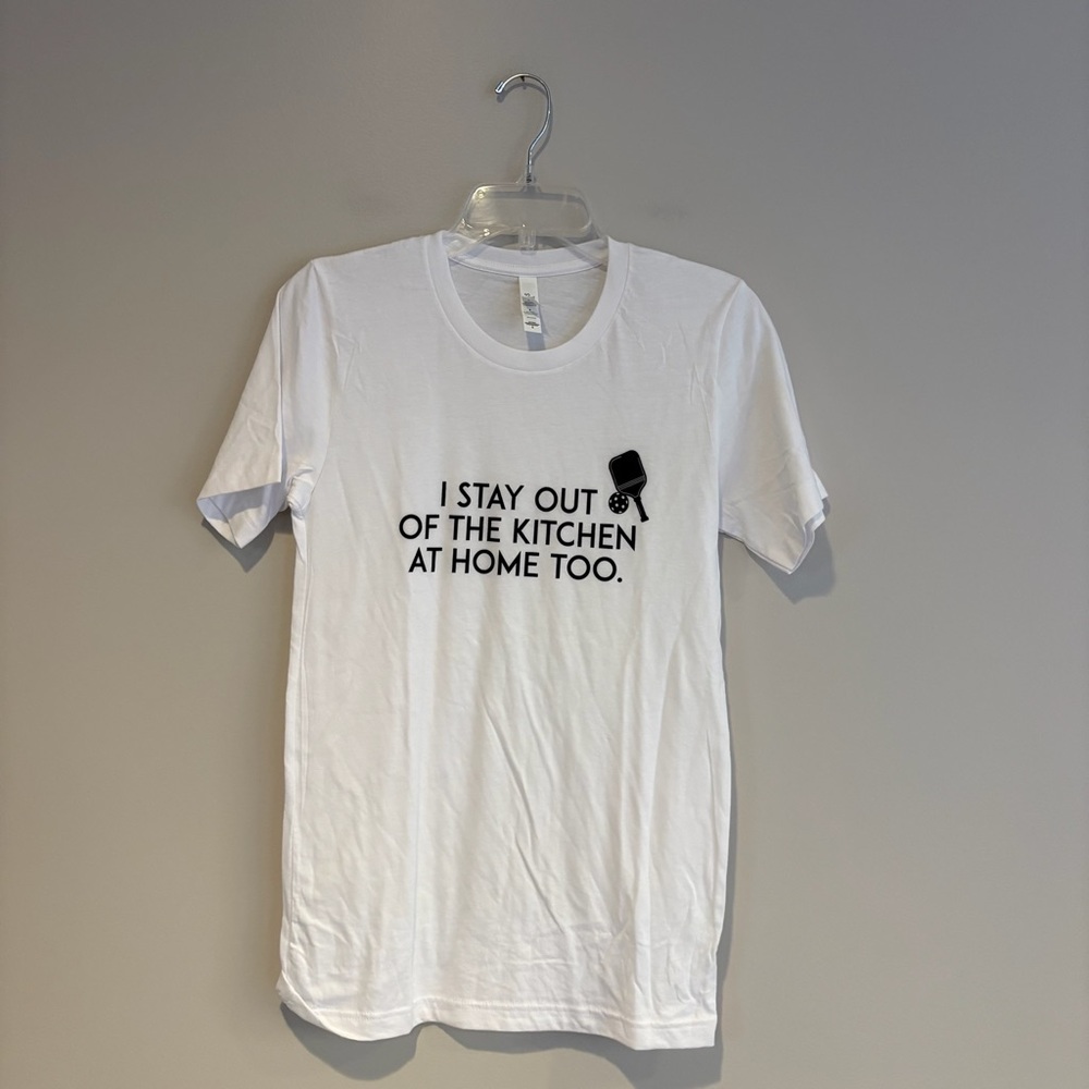 Bella Canvas White Pickle Ball T-Shirt